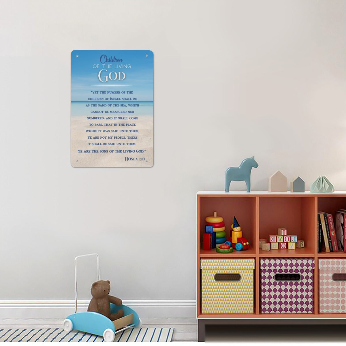 CHILDREN OF THE LIVING GOD Rectangular Iron Wall Art - WearYnobe