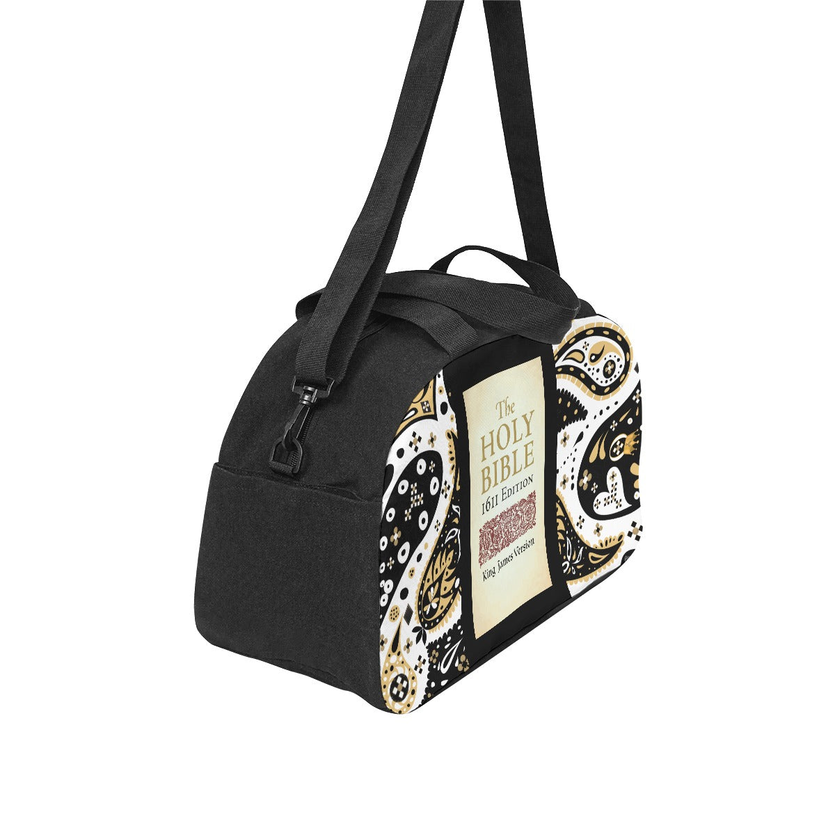 PAISLEY KING JAMES 1611 BIBLE PRINT TRAVEL BAG - WearYnobe