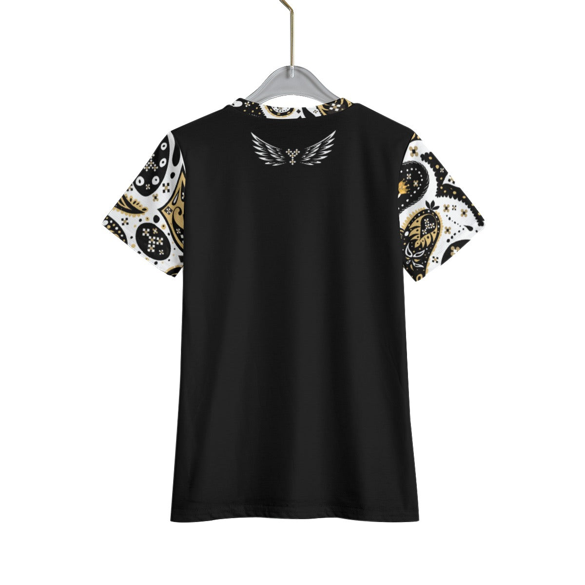 MY MAMA SAID I'M A CHILD OF GOD - Paisley Sleeve /Collar T Shirt - WearYnobe