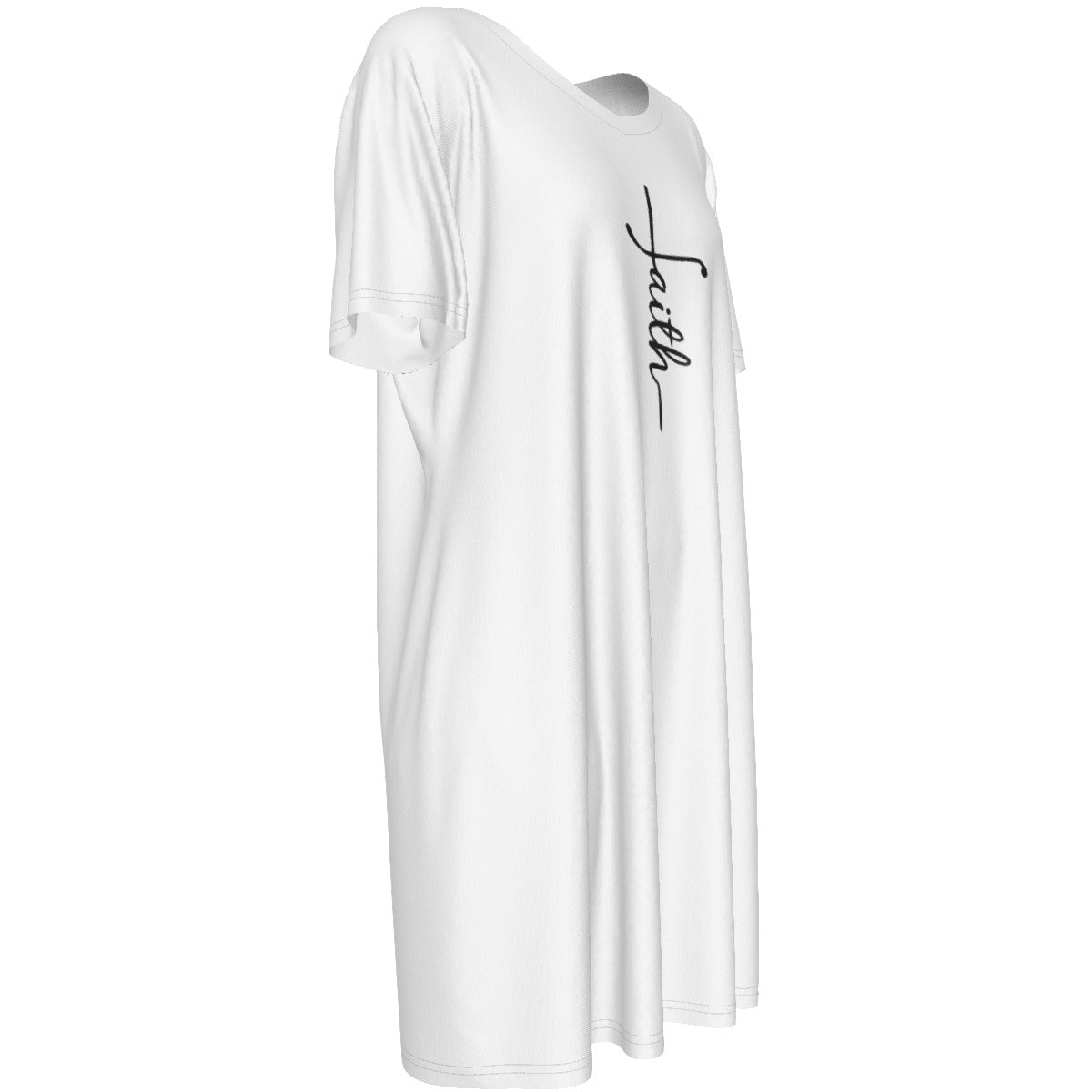 FAITH Short Sleeve Waist Dress - WearYnobe