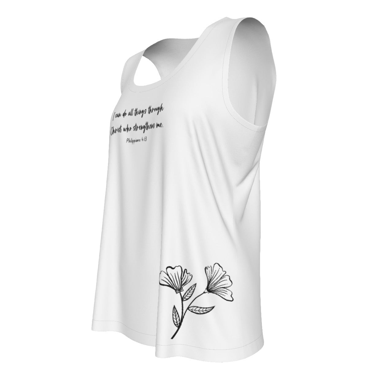 I CAN DO ALL THINGS TRHOUGH CHRIST Philippians 4:13 Tank Top - WearYnobe