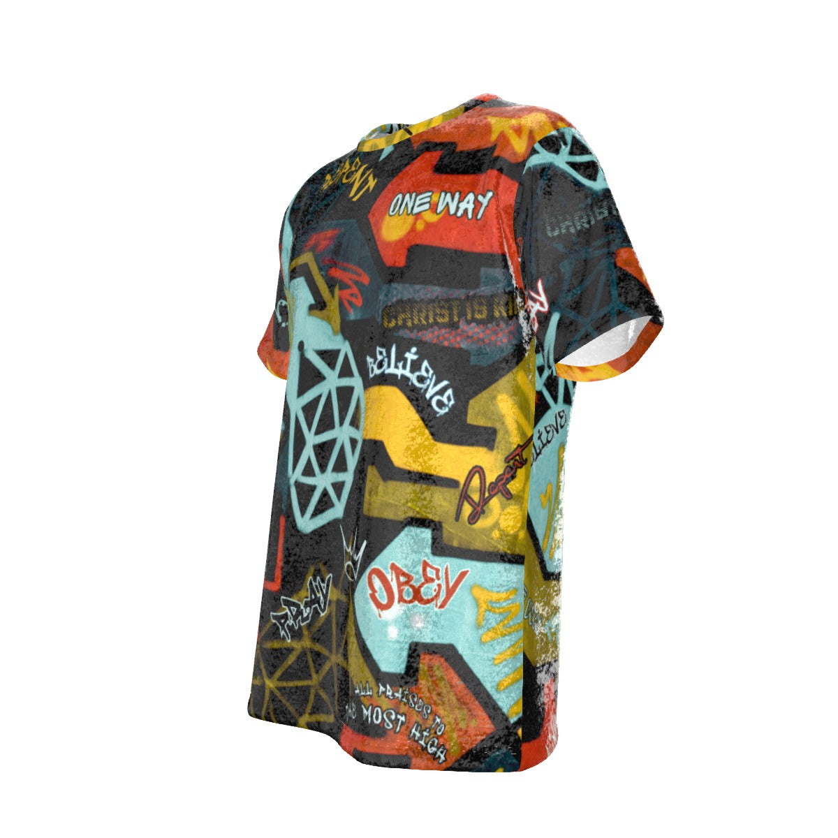 GRAFFITI GOD Velvet T Shirt - WearYnobe