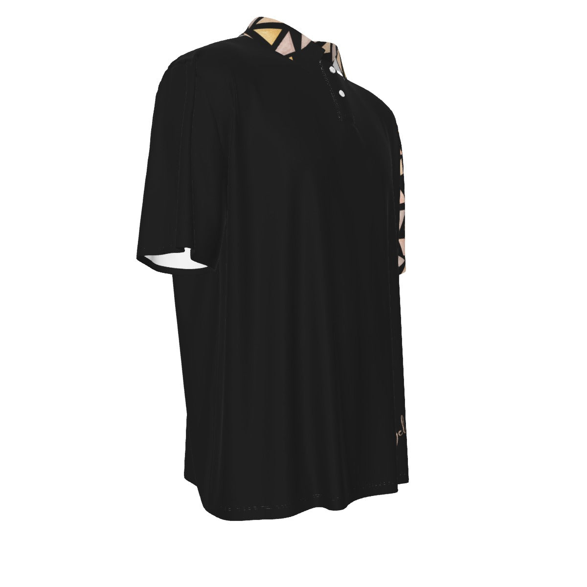 BELIEVE  Romans 10:9 Abstract Pattern Casual Polo Shirt - WearYnobe