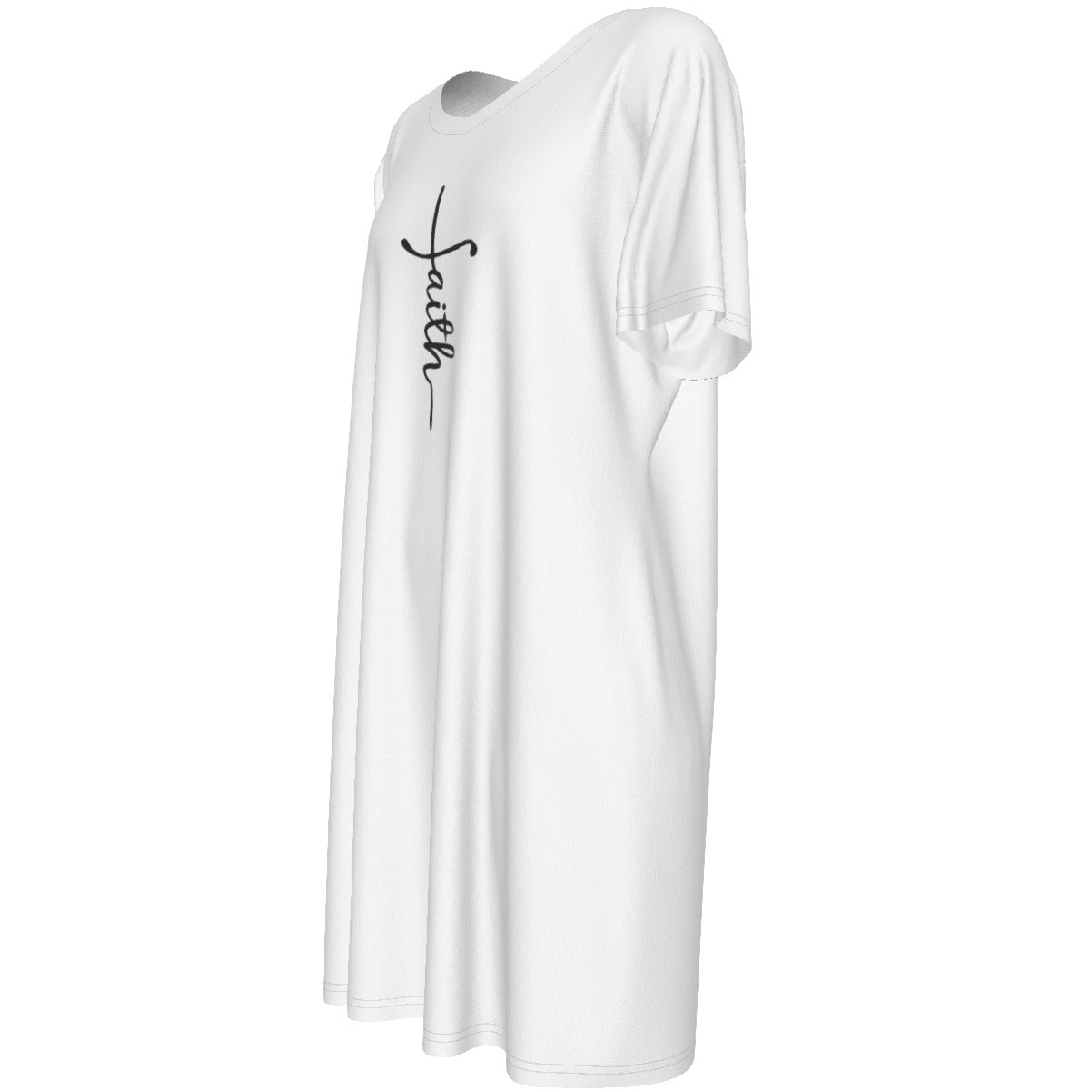 FAITH Short Sleeve Waist Dress - WearYnobe