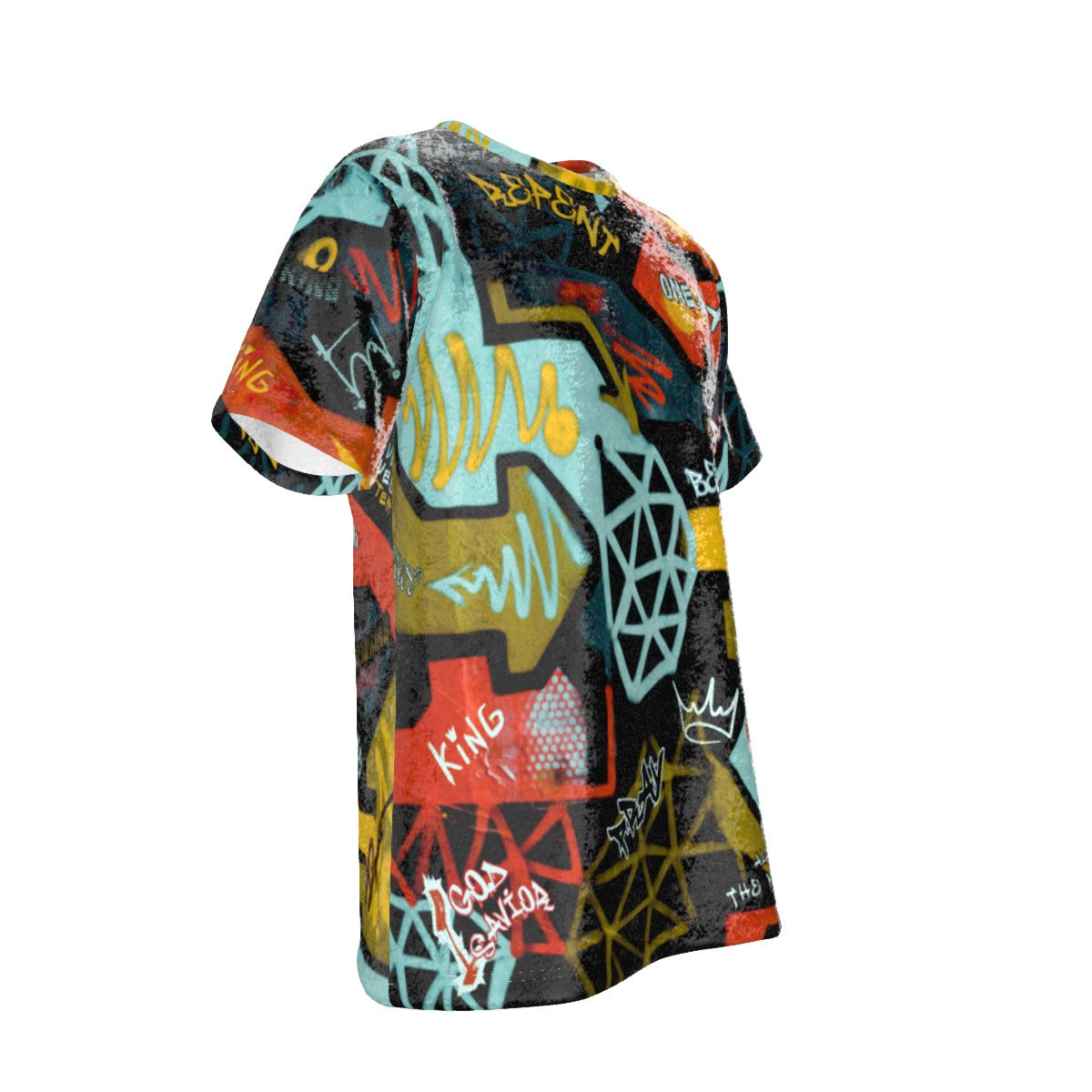 GRAFFITI GOD Velvet T Shirt - WearYnobe