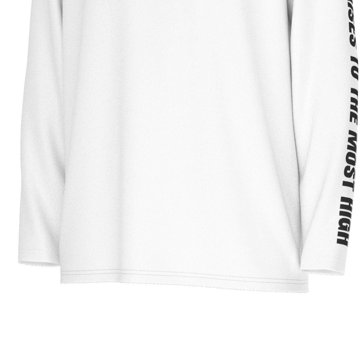 ALL PRAISES TO THE MOST HIGH Sports Collar Long Sleeve Jersey - WearYnobe