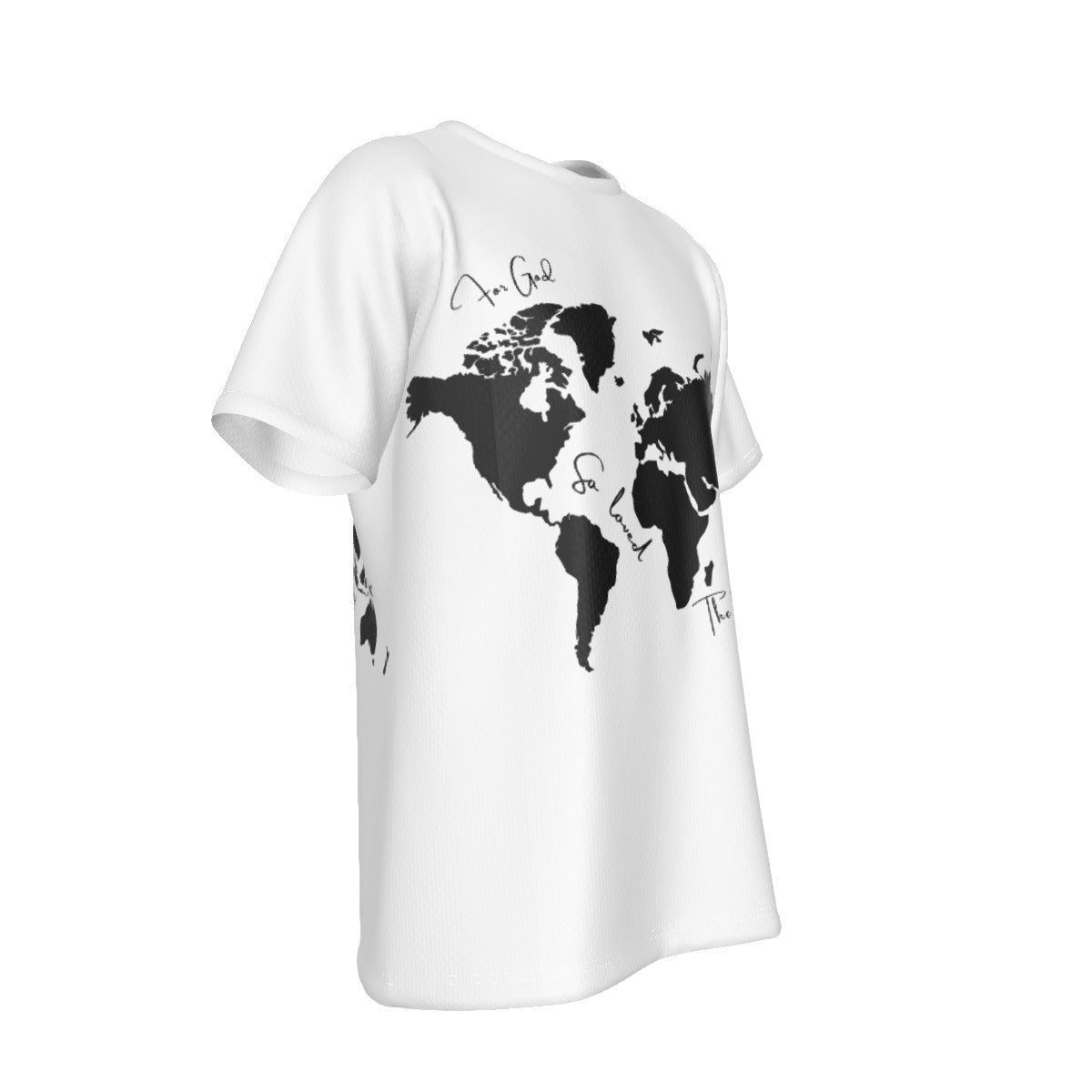 FOR GOD SO LOVED THE WORLD White T Shirt - WearYnobe
