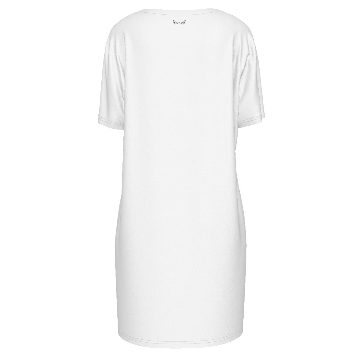 BLESSED TO BE BLESSED Short Sleeve Casual Cotton Dress - WearYnobe