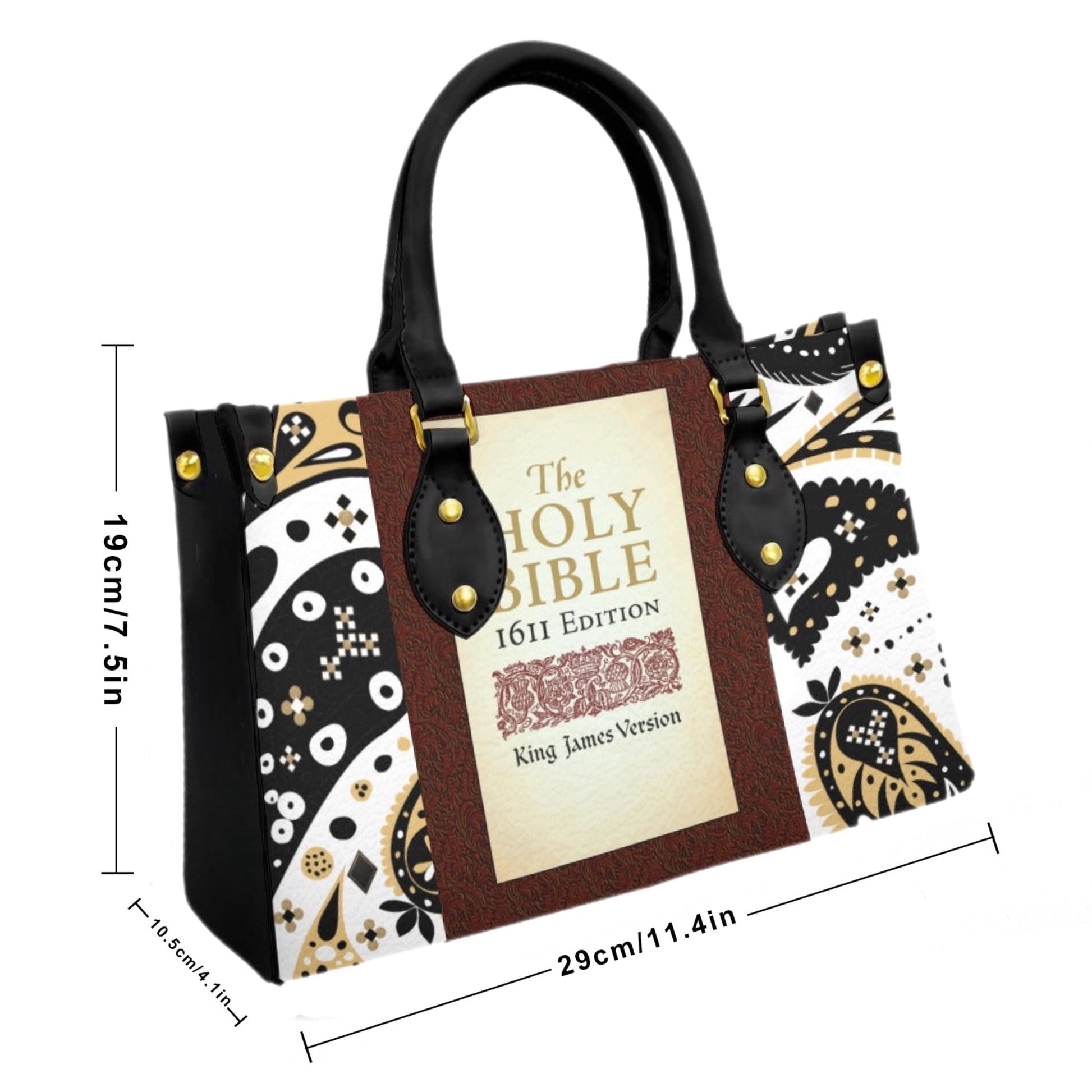1611 Edition KJV Print Tote Handle Bag - WearYnobe