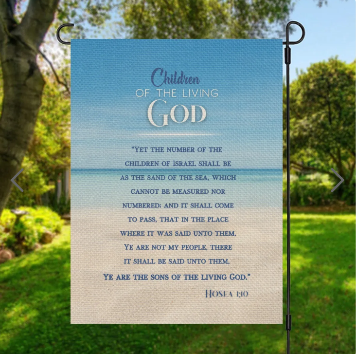 CHILDREN OF THE LIVING GOD Garden Flag - WearYnobe