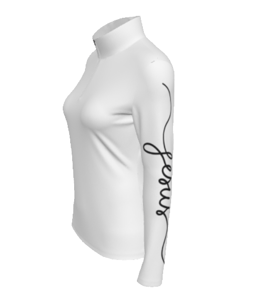 Women's JESUS Sleeve Sports Collar Long Sleeve Jersey ShirtNE - WearYnobe
