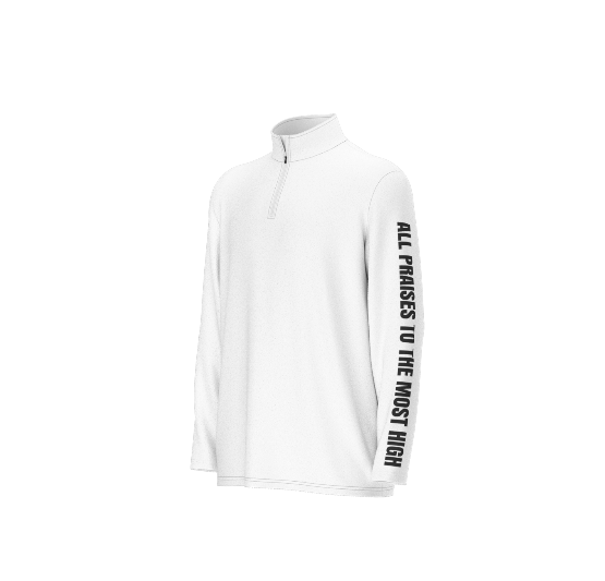 ALL PRAISES TO THE MOST HIGH Sports Collar Long Sleeve Jersey - WearYnobe
