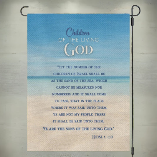 CHILDREN OF THE LIVING GOD Garden Flag - WearYnobe