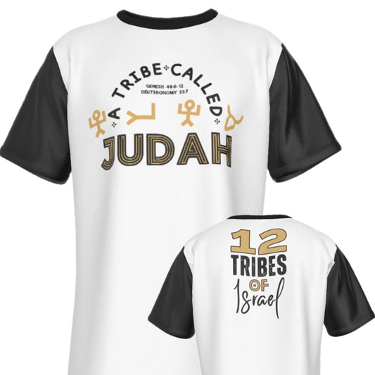 A TRIBE CALLED JUDAH 12 TRIBES OF ISRAEL TRIBE OF Paisley Sleeve T Shirt - WearYnobe