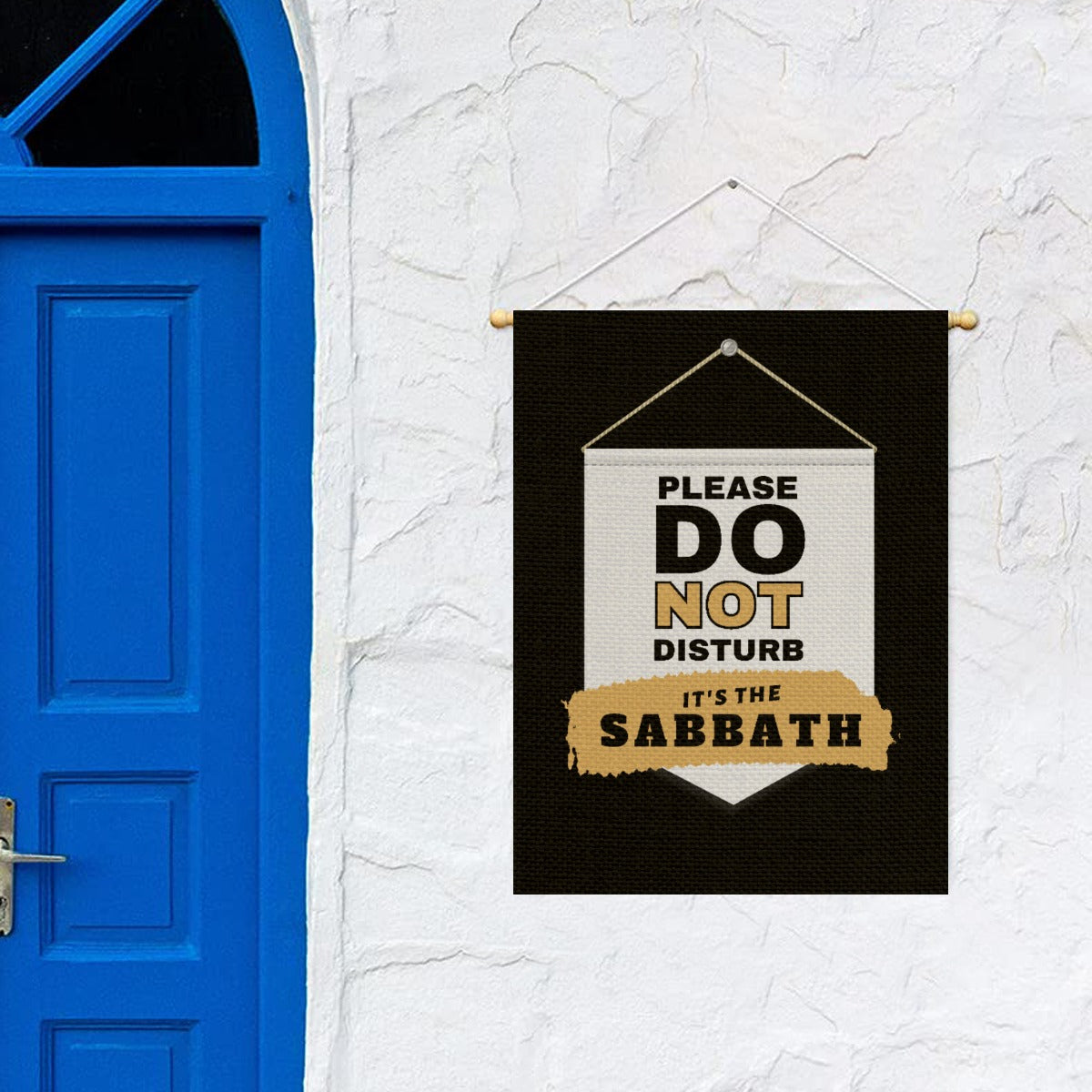 DO NOT DISTURB SABBATH Garden Flag - WearYnobe