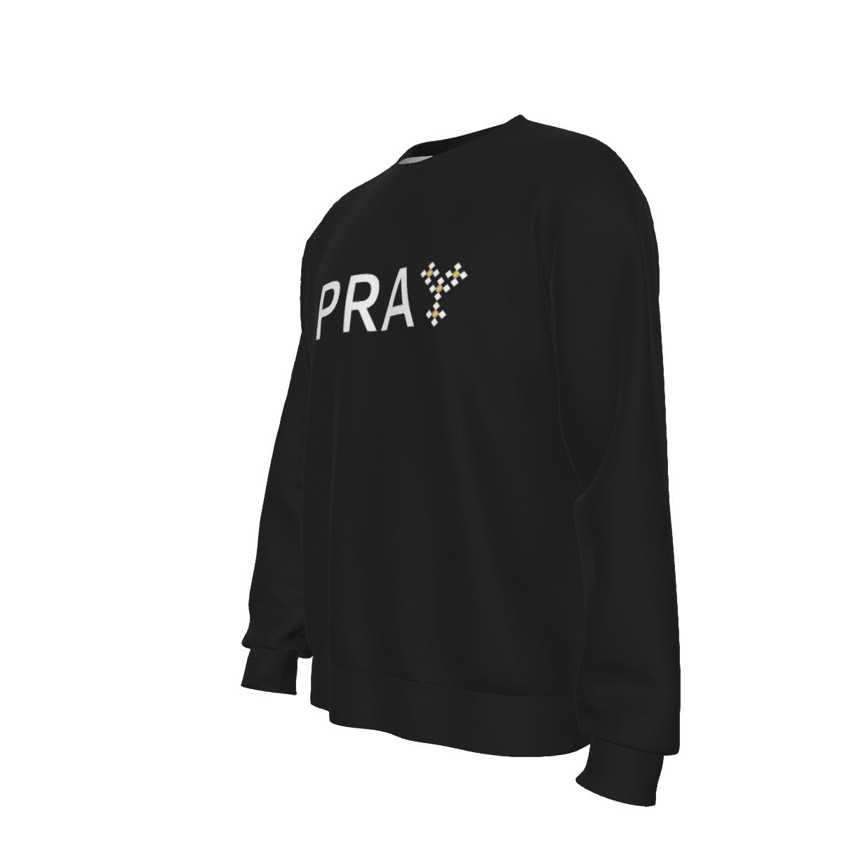 PRAY Without Ceasing 1 Thessalonians 5:17 Black Sweater - WearYnobe