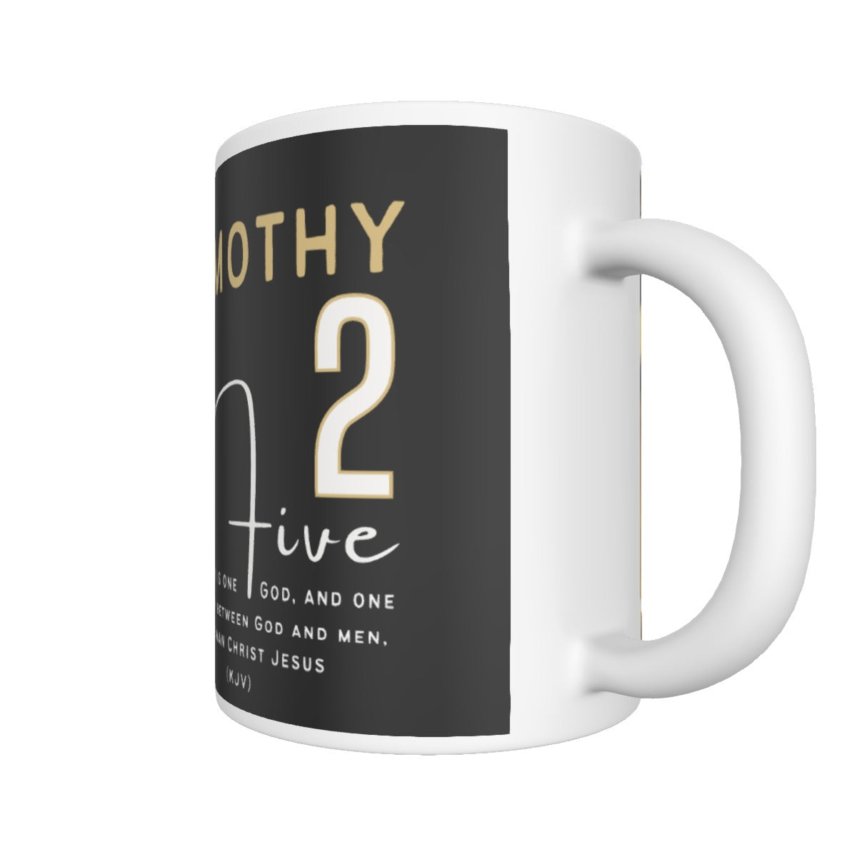 Timothy 2:5 Scripture Mug - WearYnobe