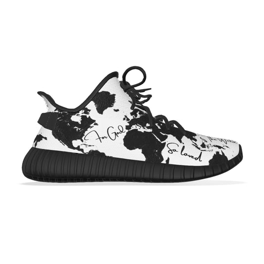 FOR GOD SO LOVED THE WORLD Black Coconut Shoes - WearYnobe