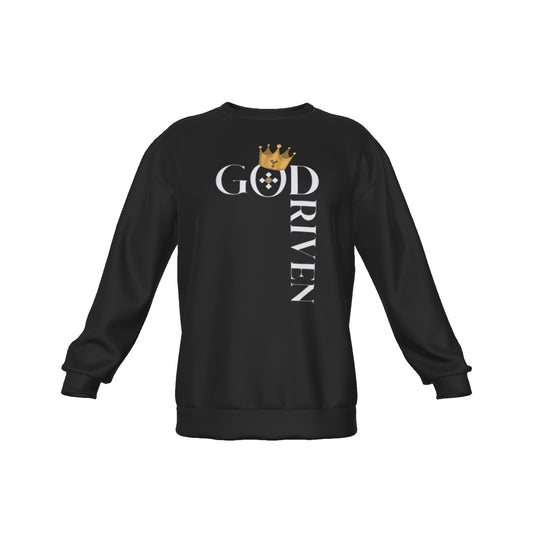 GOD DRIVEN Round Neck Long Sleeve Sweatshirt - WearYnobe