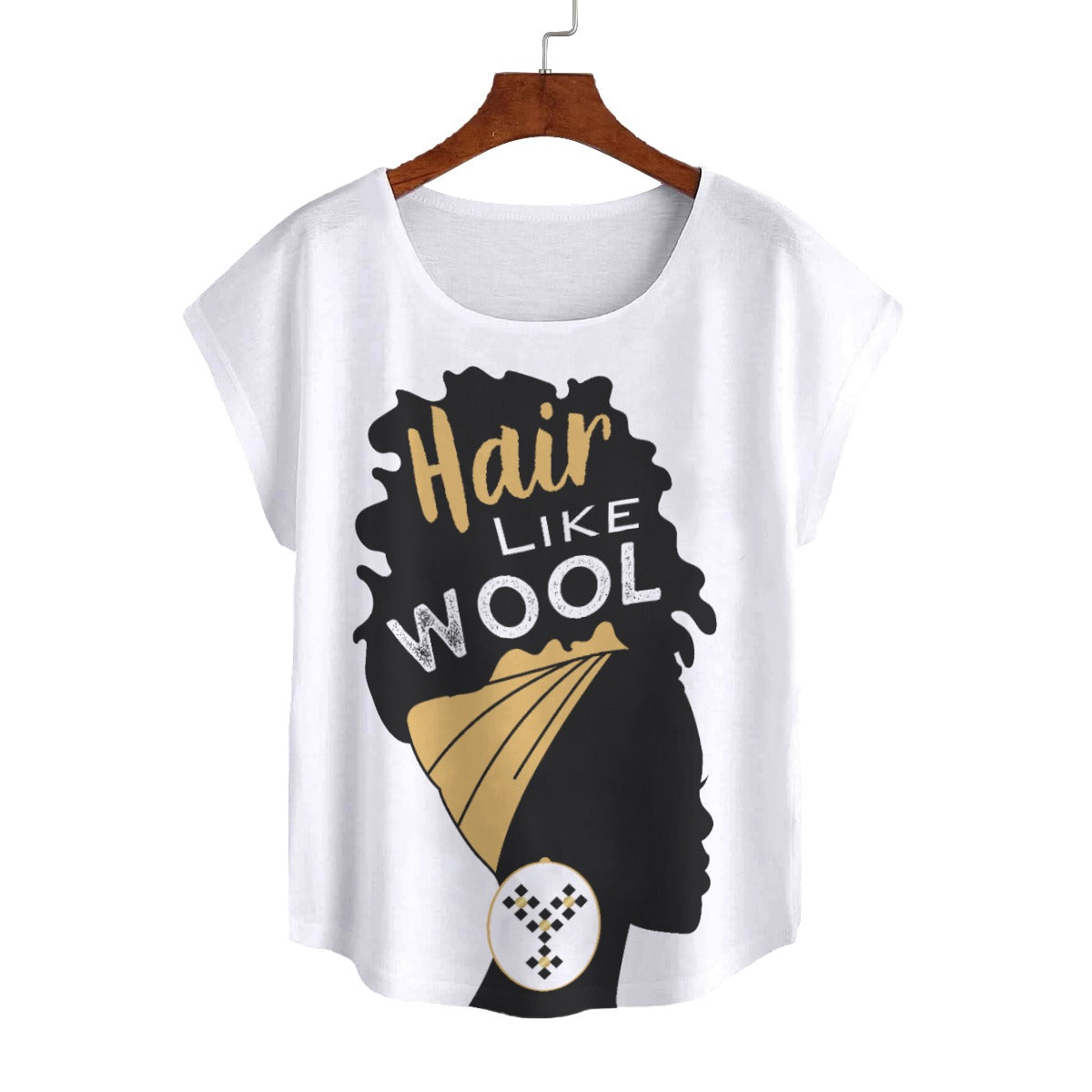 HAIR LIKE WOOL Plus Size Hem T Shirt - WearYnobe