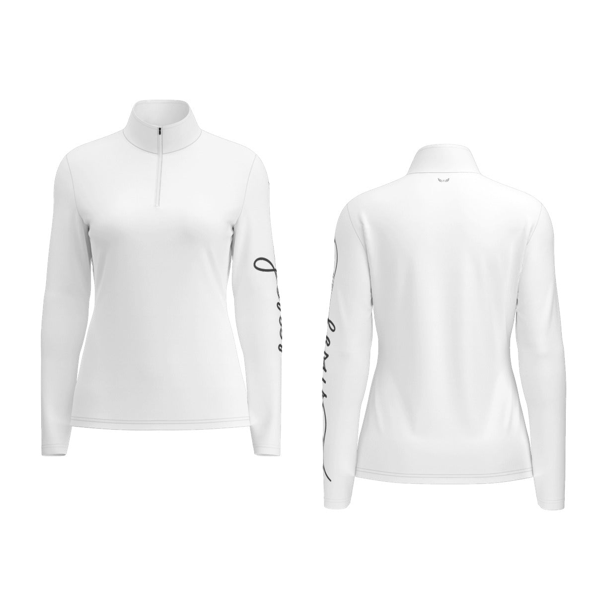 Women's JESUS Sleeve Sports Collar Long Sleeve Jersey ShirtNE - WearYnobe