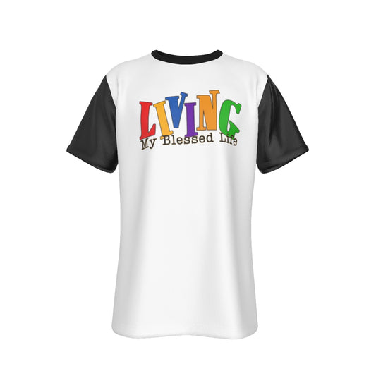 LIVING MY BLESSED LIFE Genesis 49:28 T Shirt - WearYnobe
