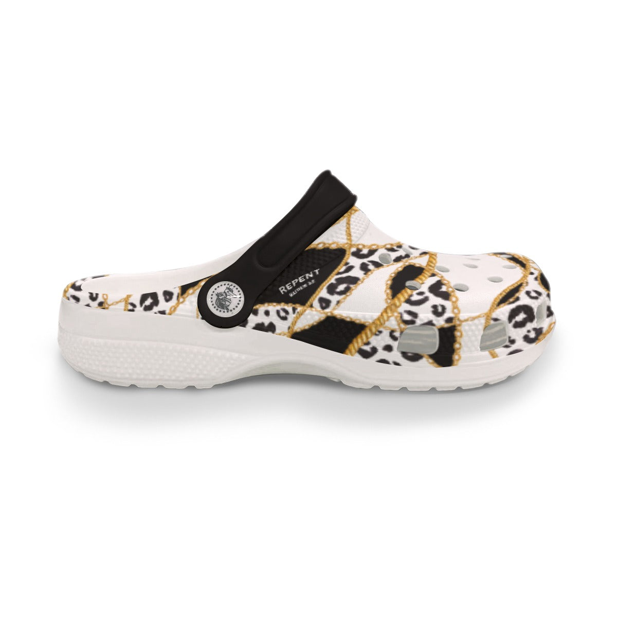 Women's REPENT Leopard Print Clogs - WearYnobe