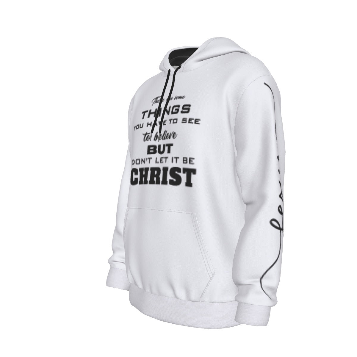 THERE ARE THINGS YOU HAVE TO SEE TO BELIEVE - DON'T LET IT BE CHRIST Men's Micro Fleece Hoodie - WearYnobe