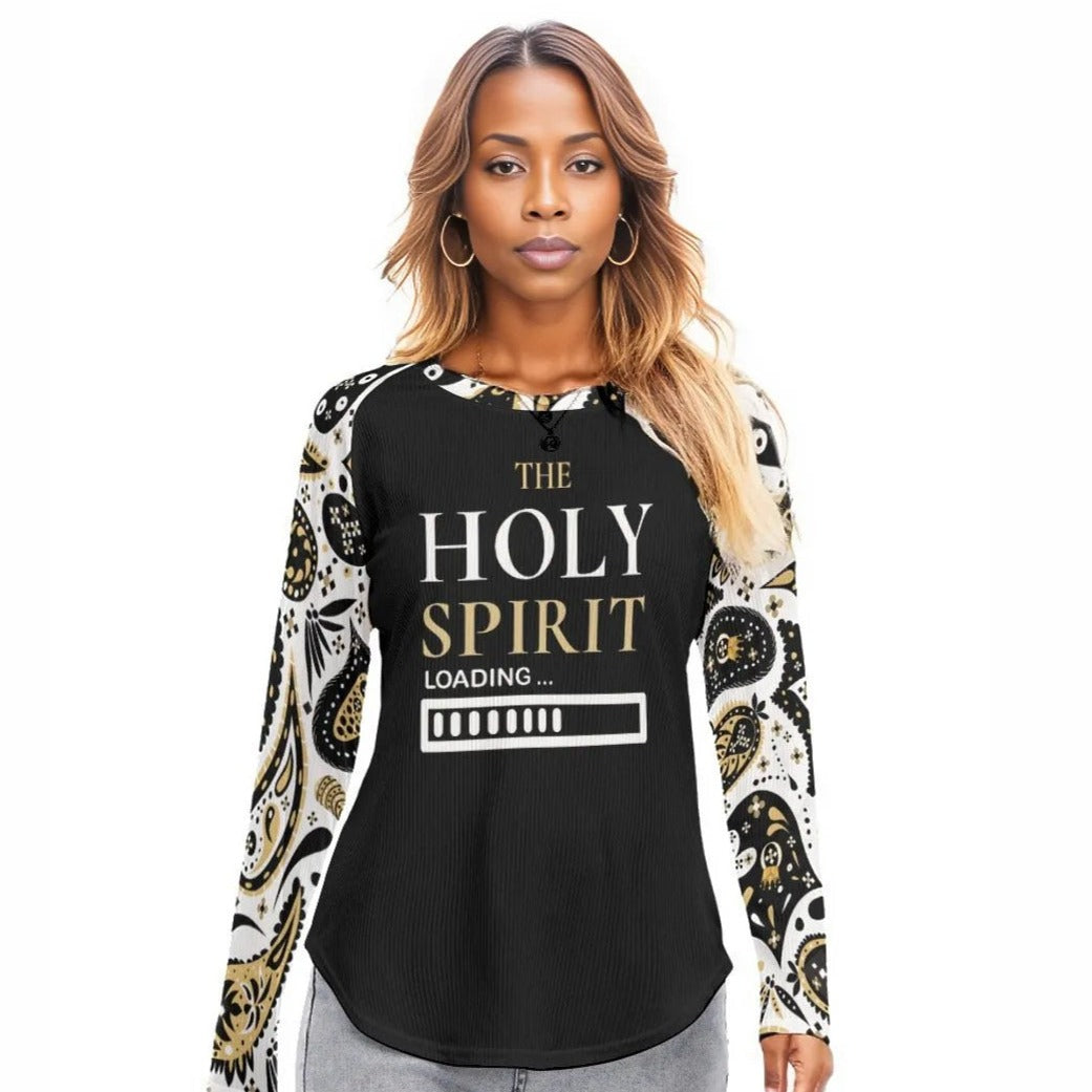 THE HOLY SPIRIT LOADING Paisley Long Sleeves Shirt - WearYnobe