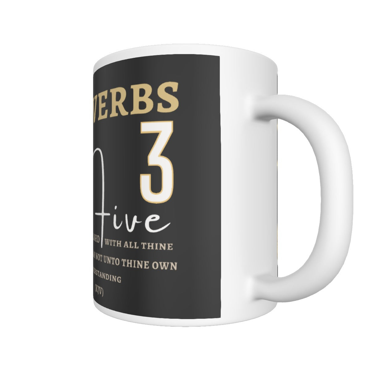 Proverbs 3:5 Scripture Mug - WearYnobe