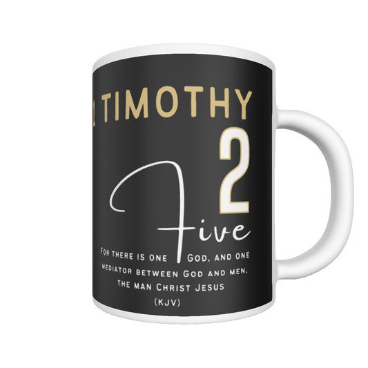 Timothy 2:5 Scripture Mug - WearYnobe