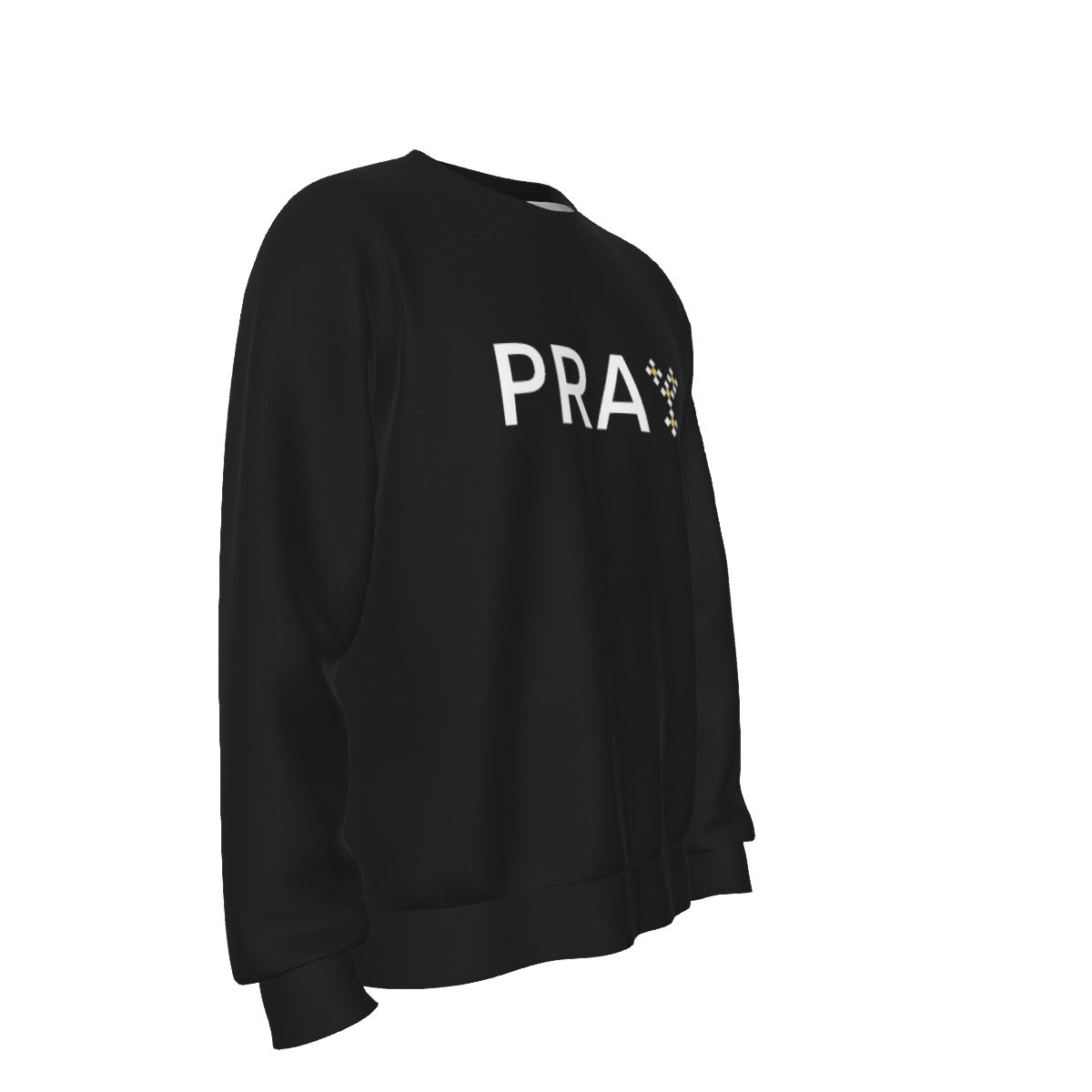 PRAY Without Ceasing 1 Thessalonians 5:17 Black Sweater - WearYnobe