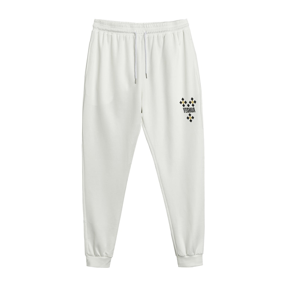 YESHUA Y Icon White Sweatpants - WearYnobe