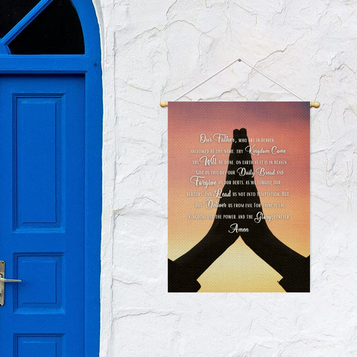 OUR FATHER PRAYER Garden Flag - WearYnobe