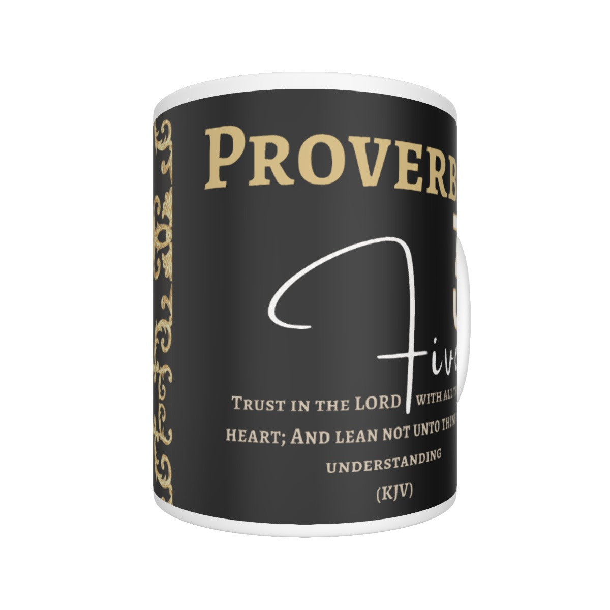 Proverbs 3:5 Scripture Mug - WearYnobe