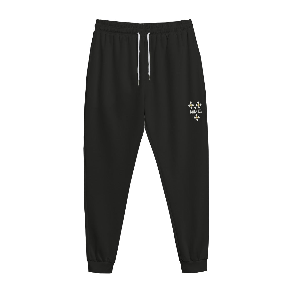 AHAYAH Y Icon Black Sweatpants - WearYnobe
