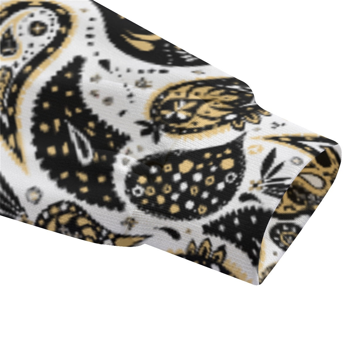 ONE GOD Paisley Sleeve Fleece Pullover Hoodie - WearYnobe