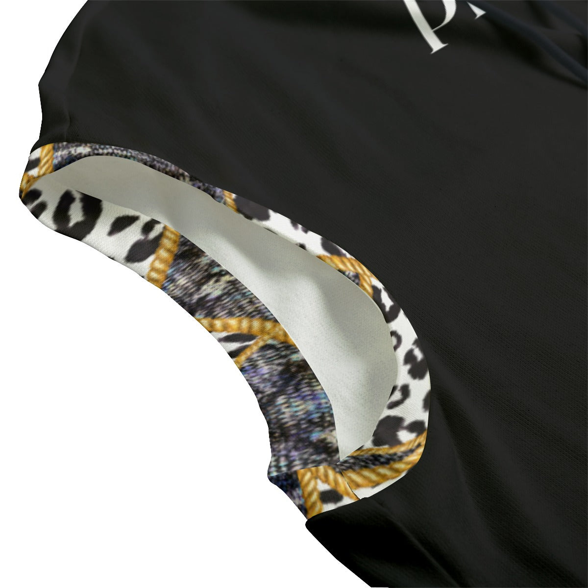 PROVERBS 31 Woman Leopard Print Knitted Fleece Cloak With Pockets - WearYnobe