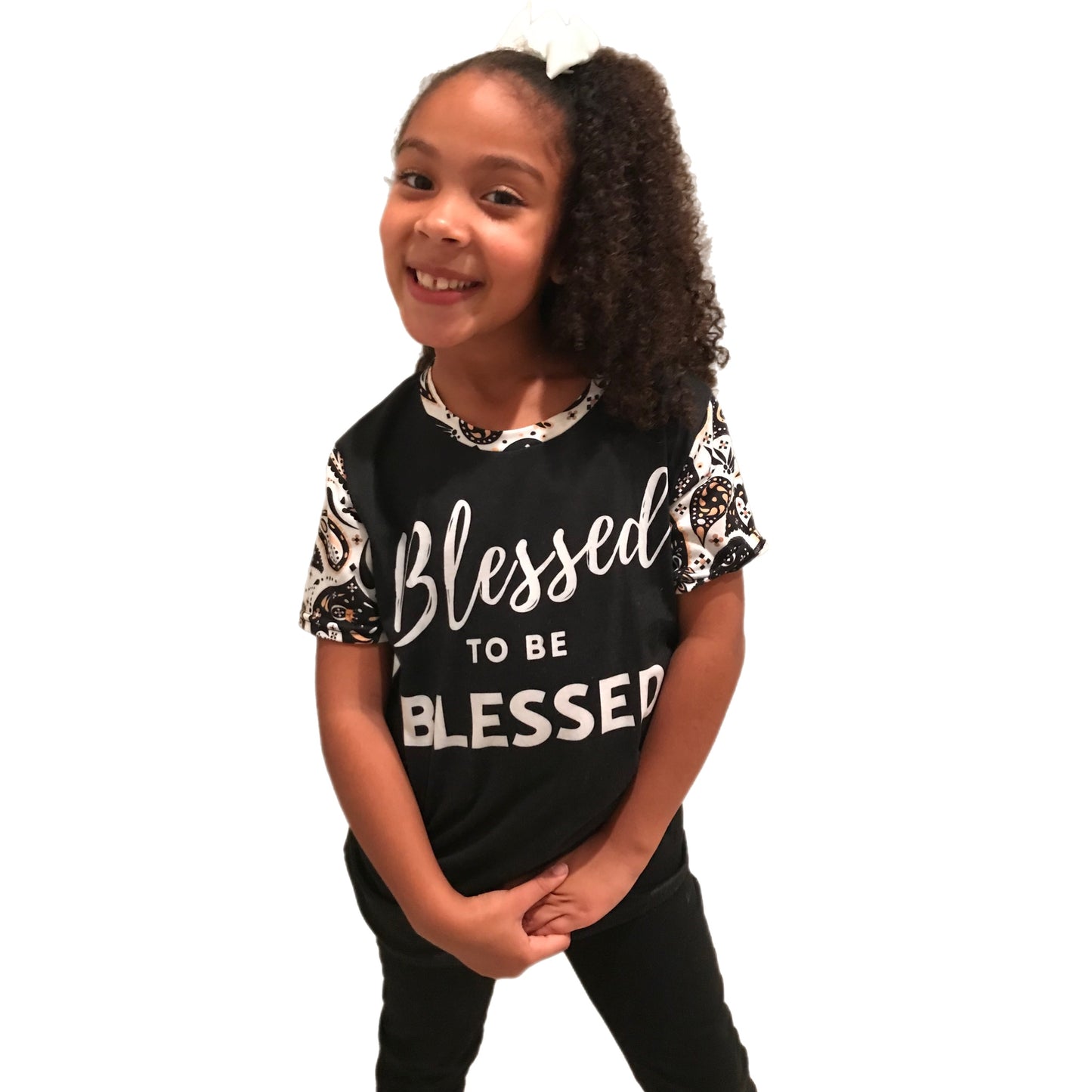 BLESSED TO BE BLESSED Kid's T-Shirt - WearYnobe