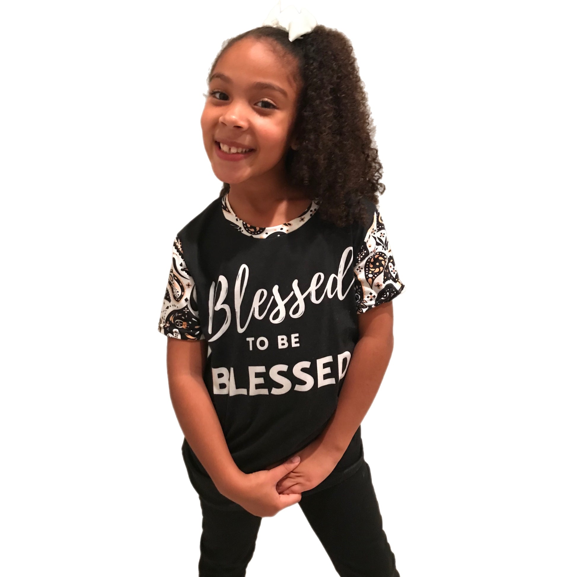 BLESSED TO BE BLESSED Kid's T-Shirt - WearYnobe