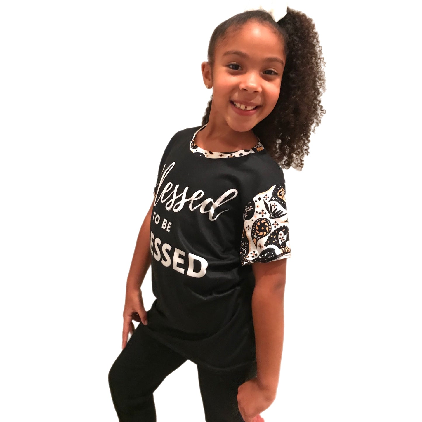 BLESSED TO BE BLESSED Kid's T-Shirt - WearYnobe